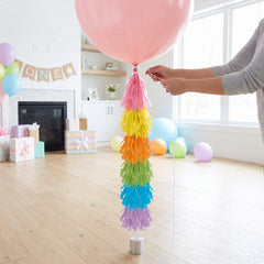 Pastel Tassel Balloon Weight Tail, 6 ft
