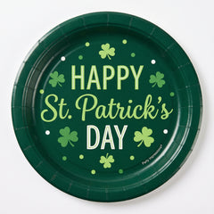 Irish Blessings St. Patrick's Day 8.5" Paper Plates