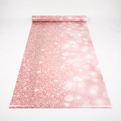 Blush Pink Sparkle Birthday Room Roll Scene Setter