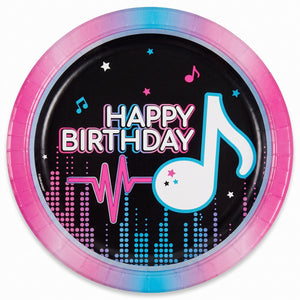 Internet Famous Birthday Dessert Plates, 7-Inch Round, 8-Pack