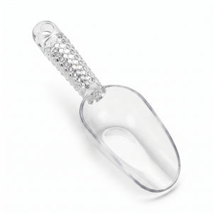 Clear Rhinestone Plastic Candy Scoop - 6.5 inches