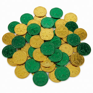 St. Patrick's Day Green and Gold Coin Confetti Table Scatter, 100-Pack