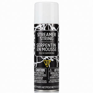 White Streamer String Spray - 3 oz Party Accessory