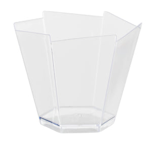 3.3 Oz. Clear Hexagon Miniatures | 24 Count
