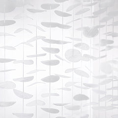 Large White Tissue Circle Backdrop Decoration