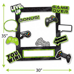 Level Up Gamer-Themed Customizable Photo Frame Kit