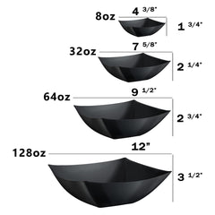 32 Oz. Convex Bowl | Black