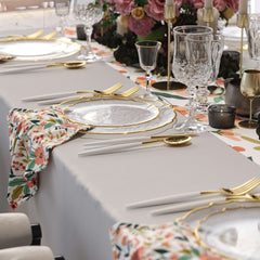 Clear/Gold Petal Plates - Combo Pack 40/40