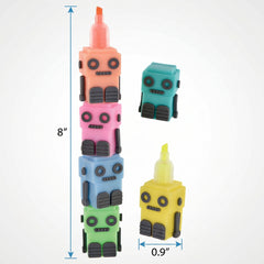Stackable Robot Markers for Kids' Creative Fun