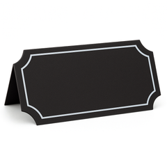 Customizable Chalkboard Tent Cards - 4-Inch, 25-Pack
