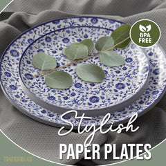 Earthtrends Florentine Design Plates Combo Set 16/16.