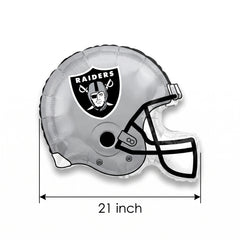 Las Vegas Raiders Helmet Foil Super Shape Balloon -21 inch