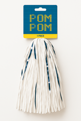White Pom-Poms for Team Spirit and Celebration