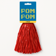 Red Pom Pom Team Spirit Cheer Accessory