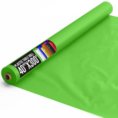 PMA - 40 In. X 300 Ft. Premium Lime Green Table Roll