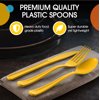 PMA - Heavy Duty Yellow Plastic Spoons - 50 Ct.