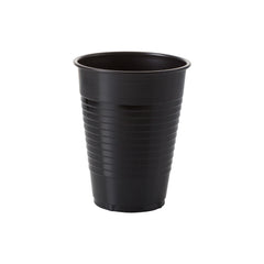 PMA - 12 Oz. Black Plastic Cups - 50 Ct.