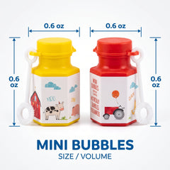 Farmyard Fun Mini Bubbles Party Favors - 8 Pack