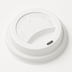 Big Party Pack Coffee Cup Lids for 12 oz Cups, White, 40-Pack