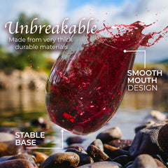 12 Oz. Stemless Wine Tumbler 24 Count | Clear