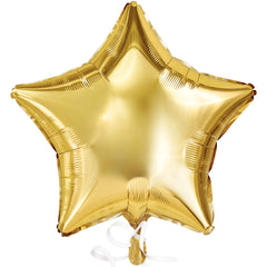 Gold Star Foil Balloon - 18-inch