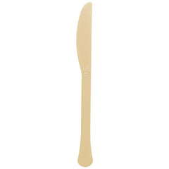 Elegant Gold Plastic Knife - Solid Color Collection - 7.5 in.