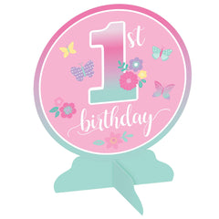 Butterfly Garden 1st Birthday Table Decoration