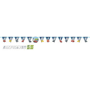 Disney Cars 3 "Happy Birthday" Customizable Jumbo Letter Banner