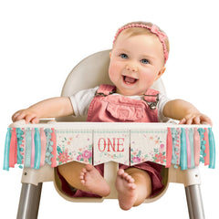 Free Spirit High Chair Decoration for Baby's First Birthday