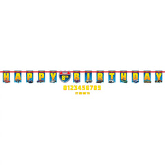 Hot Wheels Customizable "Happy Birthday" Banner - 10.5 ft