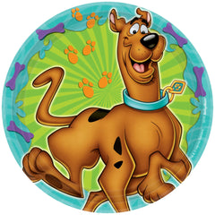 Scooby-Doo 7" Round Paper Plates - Kids Birthday Party Tableware