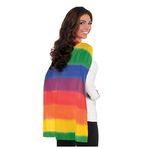 Rainbow Hero Cape Costume Accessory for Kids and Adults - One Size