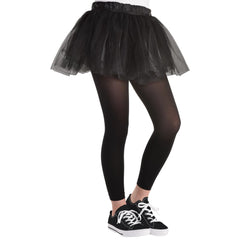 Kids' Black Footless Tights - One Size
