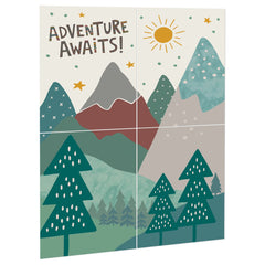 Wilderness Adventure Wall Decorating Kit for Baby's First Birthday