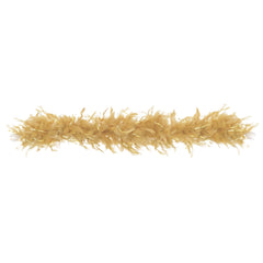 Glamorous Gold Feather Boa - 72" Costume Accessory