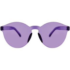 Purple Rimless Party Glasses