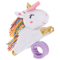 Magical Unicorn Plush Slap Bracelet for Kids