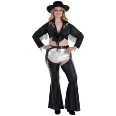 Plus Size Women's Cowgirl Costume Top
