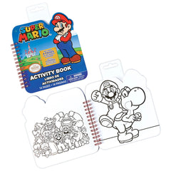 Super Mario Activity Book with Stickers, Puzzles & Mazes - 14 Pages