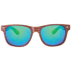 Summer Beach Life Faux Wood Sunglasses - 6 Pack