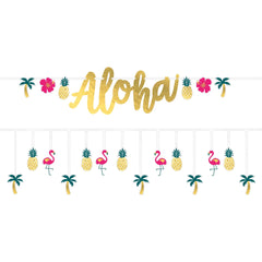 Tropical Luau "Aloha" Banner Set - 2 Pack