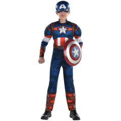 Kids' Marvel Captain America Halloween Costume - Child L (12-14)