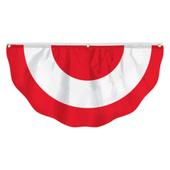 Canada Day Red and White Hanging Bunting Banner - 48 Inch