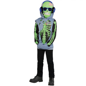 Kids' Zombie Gamer Glow-in-the-Dark Halloween Costume