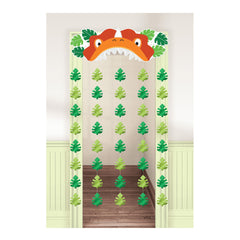 Dino-Mite Doorway Curtain for Baby's First Birthday Party
