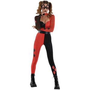 Harley Quinn Classic Halloween Costume for Women - Adult S (2-4)