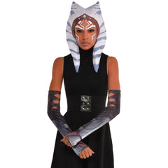 Star Wars Ahsoka Costume Accessory Kit with Headpiece & Arm Sleeves - Adult One Size