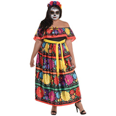 Women's Sugar Skull Beauty Costume - Adult 2XL (18-20)