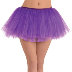 Radiant Purple Tutu Skirt - Flirty Costume Accessory
