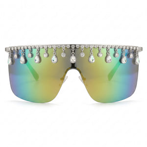Dazzling Metal Frame Festival Glasses